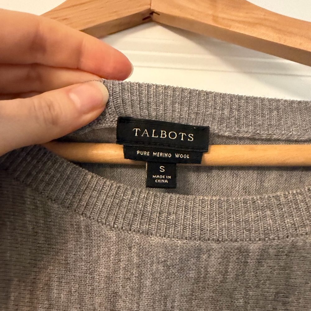 Talbots Gray Colorblock Dress - Picture 2 of 2